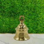 pujaNpujari Handcrafted Brass Hanging Bell for Pooja