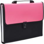 Shining Zon 13 Pockets Plastic Expanding File Folder Documents Large Size A4 Fs Letter Paper Holder with Carry Handle for School Office Home Collage Certificate Organizer (Pack of 3)