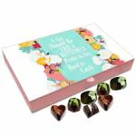 Chocholik Gift Box - A Girl Should Be Like Butterfly, Pretty to See and Hard to Catch Chocolate Box - 12pc