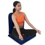 Kawachi 90 Degree Fixed Back Support Yoga Meditation Floor Chair Useful for Reading and Watching TV and Gaming Chair