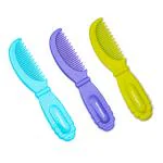 Buddsbuddy Premium Multicolor Baby Combs (Set of 3)