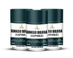GRINBIZZ Ginkgo Biloba Capsule Brain and Memory Support/Better Concentration/Helps Anxiety & Stress/Healthy Blood Circulation