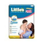 Little's Premium Baby Diapers XL Size (Extra Large) Pants Style | 12-17 kg | 54 Count - Pack of 1 | Super Jumbo Baby Diaper with Leakage Guard, Wetness Indicator & 12 Hours Absorption 
