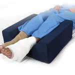 METRON Leg Foot Knee Ankle Heel Elevation Support Foam Wedge Pillow | Helps in Recovery from Post-Surgery | Reduce Swelling | Dark Color Cover
