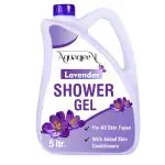 Aquaqleen organic Lavender Moisturizing Shower Gel - 5 L, Paraben Free, For All Skin Types, Refill (5 L)