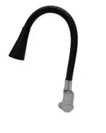 ZASHIND OPPO Mount Black Kitchen Sink Tap Brass with Flexible Neck | Dual Sprayer Function | 2 Way Shower Foam and Flow for Home, Restaurants, Cafes, Hotel and Commercial Kitchen