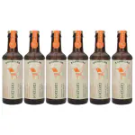 Kultur'd Kombucha - Peach | 220 ml(Pack of 6) | Fizzy Fermented Tea