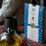 Butterfly Ayurveda Caffeine-Free Relaxing Tea with Ashwagandha, Brahmi, Tulsi, Guduchi, Lemongrass