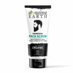 AMAzing EARTH Skin Brightening, Blackhead Remover Charcoal Face Scrub for Men - 100 gm