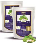 Biotic Noni Powder (Morinda citrifolia) Noni fruit powder - Beach Mulberry - 400g (Pack of 2)
