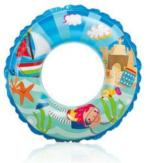 Sanjary Multicolor Plastic Swim Ring Inflatable Swimming Safety Tube Inflatable Swimming Safety Tube