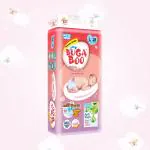 BUGA BOO Active Baby Pants Anti Rash with Aloe Vera Lotion - Baby Diapers 28 Pcs - L (28 Pieces)