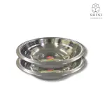 SHINI LIFESTYLE stainless steel mixing bowl, Serving Bowl, Dinner Bowl, Atta Parat (2pc)