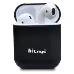 HITAGE TWS -14 BLUETOOTH EARBUDS WITH-ANTI FINGERPRINT SILICON CASE ,WIRELESS EARBUDS HEADSET(BLACK)
