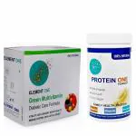 Jivan Shree Green Multivitamin With Sugar Free Protein Powder For Diabetes With All Vitamin Ginseng Gymnema Antioxidant Minerals Fruits N Vegetables Extracts Natural 100 Tablets