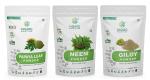 NISARG ORGANIC FARM Combo of Papaya Leaf, Neem, and Giloy Powder I Pure Herbal and Ayurvedic I for Face, Skin, Hair Growth, Normal Blood Sugar Levels, Overall Health, and Wellness - 100g x 3 Pack