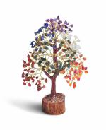 M/S SAINI AND SONS Seven Chakra Crystal Tree - 10-12 Inch