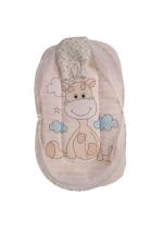 MONI MINI THE BRAND Baby Bed with Thick Mattress, Mosquito Net with Zip Closure & Neck Pillow, Baby Bedding Baby Gadda Set for New Born, 0M+ Polyester Infants Washable Baby Mosquito Net Foldable Baby Crib Machardani Mosquito Net [1 pcs]