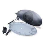 iLife Lumbar Traction Device Back Pain Relief Low Back Stretcher with Vibration Massage