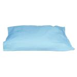 KUDIZE Disposable Non Woven Pillow Cover for Massage, Salon, Hotels, Spa, Parlor, Hospitals, Patients, Adults Blue (21 * 26 Inches) (53.34 * 66.04 Cm) (Pack of 100)
