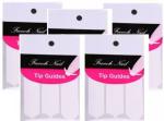 FEELHIGH White Nail Art Decoration Guide Sticker (set of 5)