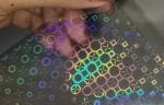 Catkus Geometric Shapes Holographic Transparent Self Adhesive Overlay Film A4 Sheet - Vinyl Holographic Sticker