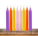 atorakushon Multi Colour Stick Candle specially for Ritual Festival Candles Decoration Lighting Diwali Pooja Needs Birthday Pack of 80 Diya/Candles