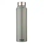 TRIBBO Stainless Steel Water Bottle 1 litre, Water Bottles For Fridge, School,Gym,Home,office,Boys, Girls, Kids, Leak Proof(GREY,SIPPER CAP, SET OF 1, 1000 ML,MODEL NAME-STRAIGHT)