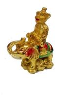 Astroghar Resin Fengshui Monkey On Elephant Is For Promotion Increment Success And Luck