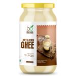 Bhumi Organic Pure Baffalo Ghee 1 Litter | 100 % Pure Baffalo Ghee | Pure Ghee for Better Digestion and Immunity Booster | No added Preservatives | Glass 1 Ltr Jar