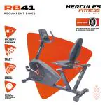 Hercules Fitness Upright Bike - Power - Electro Magnetic - 12 Kgs flywheel - Semi commercial