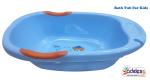 Odelee Blue Anti Slip Small Plastic Bathtub ,Baby Shower,Bubble Bath (0-36M)