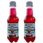 NISARG ORGANIC FARM Prickly Pear Syrup I Natural and Organic I Instant Delicious I No preservatives No Artificial Color I for Hemoglobin booster Supports Immunity & Goodness of Fiber - 300ml (4 Pack)