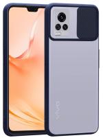 U&E Blue Tpu Back Cover For Vivo V20