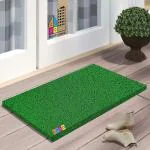 AMRO Beautility Needs Rectangular Green PVC Door Mat 61 x 40.6 cm