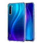 Lustree Xiaomi Redmi Note 8 Transparent Silicone Shockproof and Scratch Resistant Mobile Back Cover - 18 x 5 x 0.05 cm