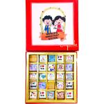 Expelite Rakhi Gifts-World Sweetest Sis-Assorted 25 chocolate gift box Bars (650 g)