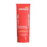 Clensta Red Aloevera Exfoliating Face Scrub With 3% Walnut Shell for deep Exfoliation and detan | Dead Skin Remover, Blackheads, Whiteheads, Tan Removal | Sulfate & Paraben Free | Men & Women - 100g