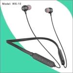 Ticon Wx 10 Wireless Neckband Good Sounds Quality Neckband Bluetooth Headset (Black