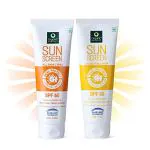Organic Harvest Sunscreen SPF 60 All Skin & SPF 60 Oily Skin Type Combo 100gm (Pack of 2)
