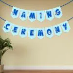 Zyozique Naming Ceremony Blue Banner, Naming Ceremony Decorations, Naming Ceremony Party Favors, Naming Ceremony Decorations Banner