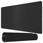 RiaTech Black Gaming Mouse Pad(600x300x2mm mouse pad -Black)