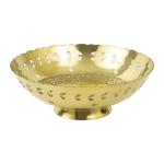 Spillbox Traditional Handcrafted & Engraved Brass Fruit Bowl for Home/Office - Fruit Bowl