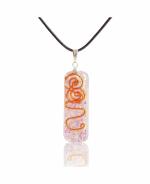 Reikved Orgone Chocolate Pendant Amethyst Stone Natural Healing Crystals And Stones Crystal Pendants Necklace (Pack Of 300)