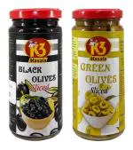 Black and Green Olives (230gm)