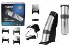 Kubra KB - 609 Professional Trimmer For Men - Silver & Black | Beard & Body Trimmer | Usb Fast Charging | Stainless Steel self-sharpening blades