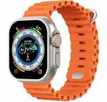 IBS 4G LIMITED PRO EDITION 2022 ANDROID IOS FUL TOUCH SERIES 6 CALLING MANY FUNCTION Smartwatch (Orange Strap, FREE SIZE)