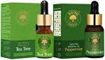 Old Tree Tea Tree and Peppermint Essential Oil Combo, 15 ml Each