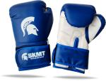 Skmt Blue Pu Leather Boxing Gloves For Men And Women Blue Large