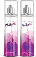 Layer'r Shot Wottagirl Secret Crush Perfume Body Spray for Women 135 ml (Pack of 2)